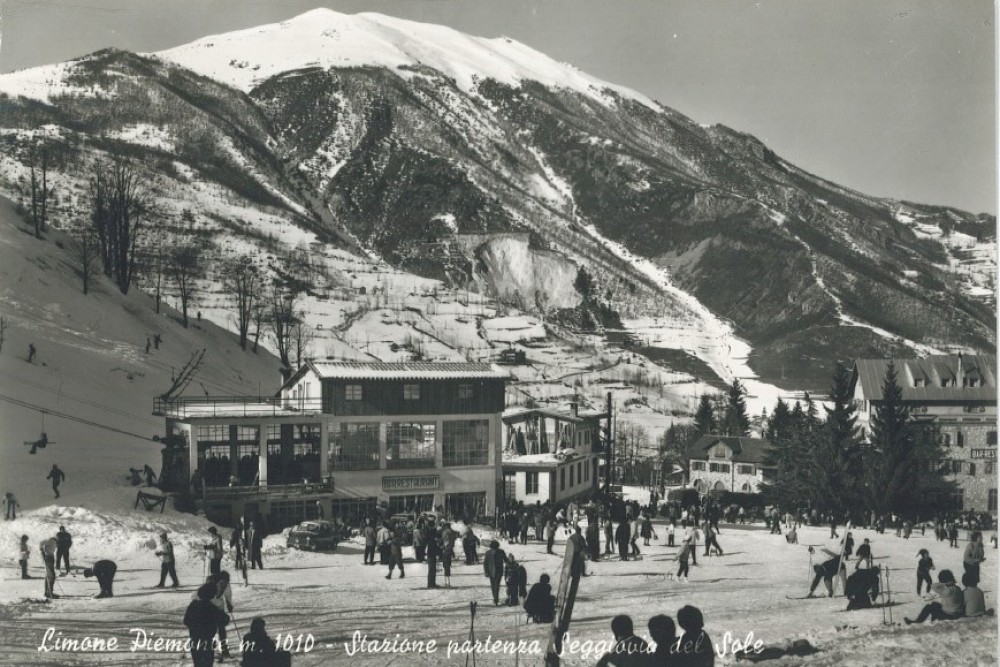 “Sole” Chairlift - departure station - 1960s